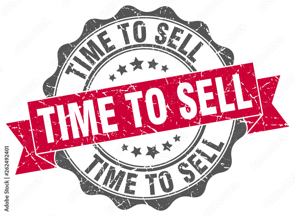 Obraz premium time to sell stamp. sign. seal