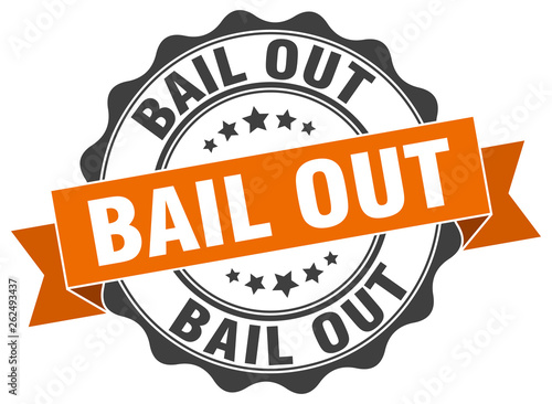 bail out stamp. sign. seal