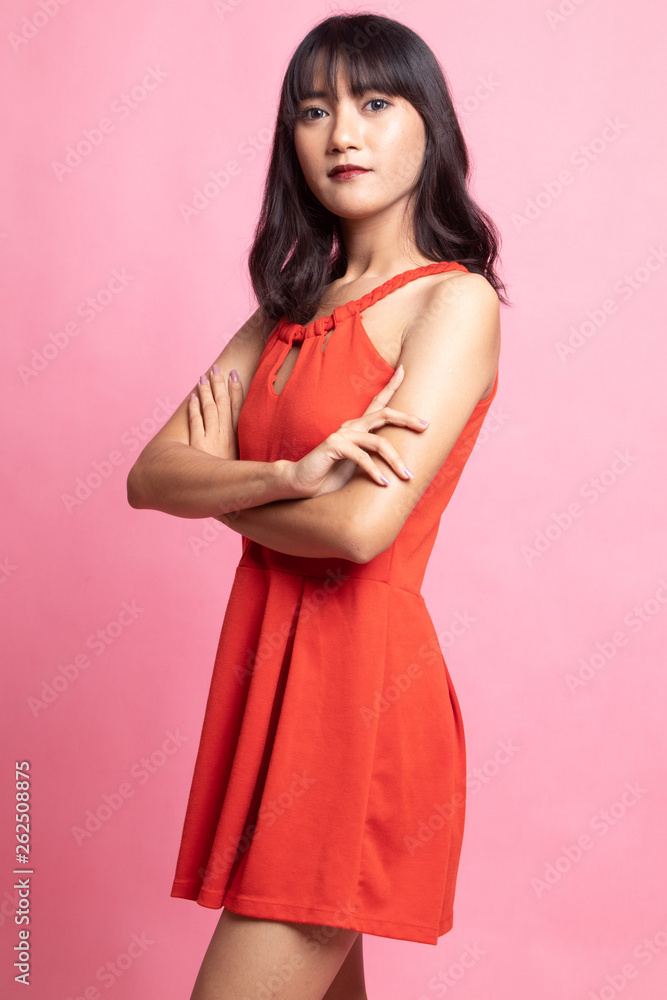 Portrait of beautiful young Asian woman. Portrait of beautiful young Asian woman.