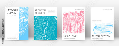 Cover page design template. Minimal brochure layou