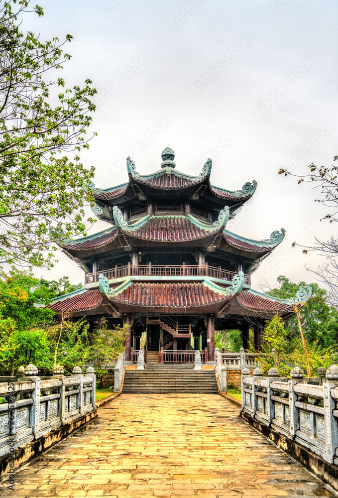 Bai Dinh temple complex at Trang An, Vietnam