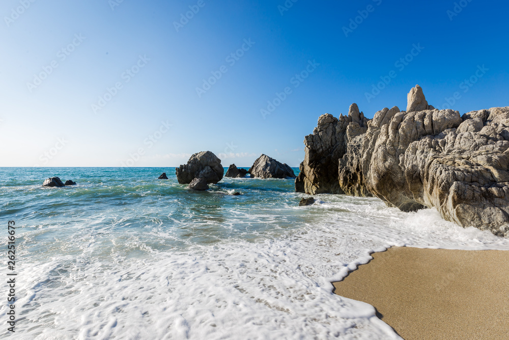 Mediterranean seascape, near Tropea