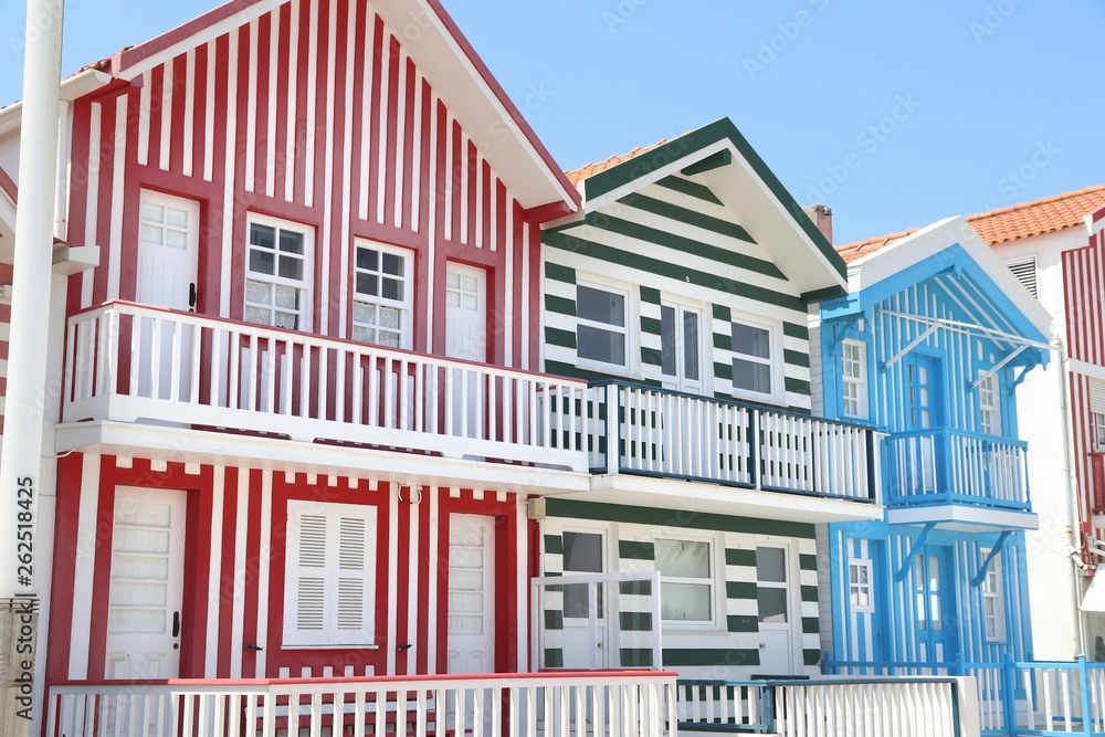 Striped homes, Portugal
