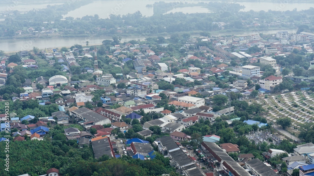 topview thailand cityscape