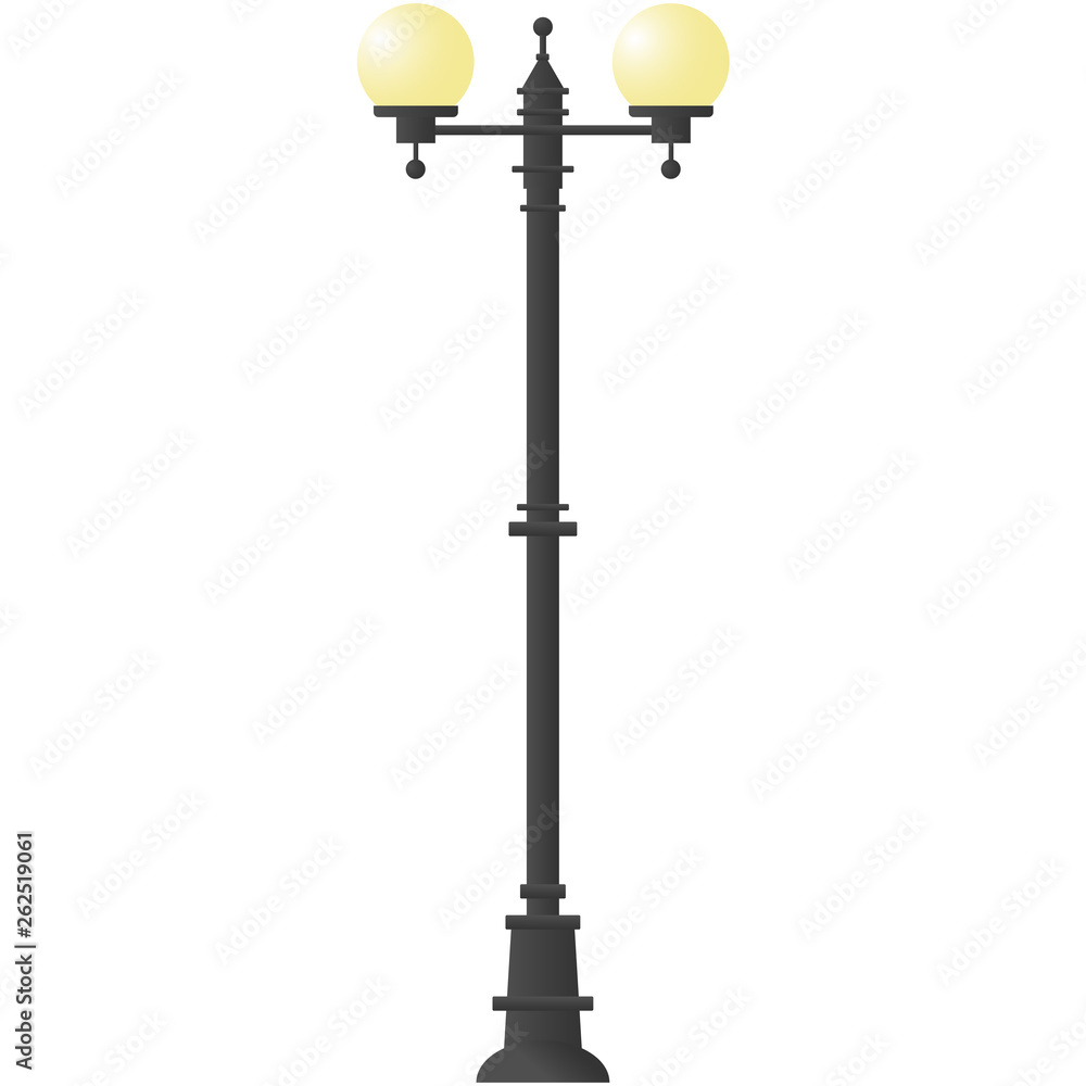 Street lamp doble