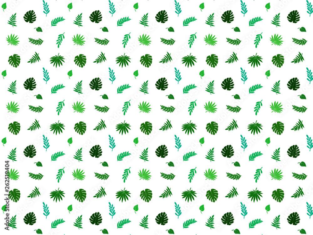 Seamless pattern with leaves. Seamless pattern with leaves.