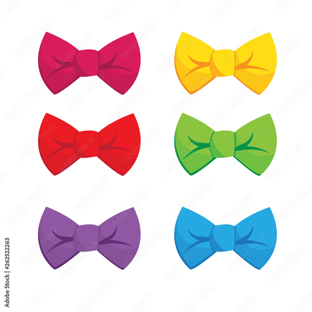 Colorful bow ties 