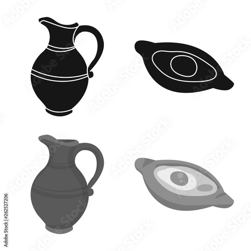 Vector design of culture and sightseeing icon. Set of culture and originality stock symbol for web.