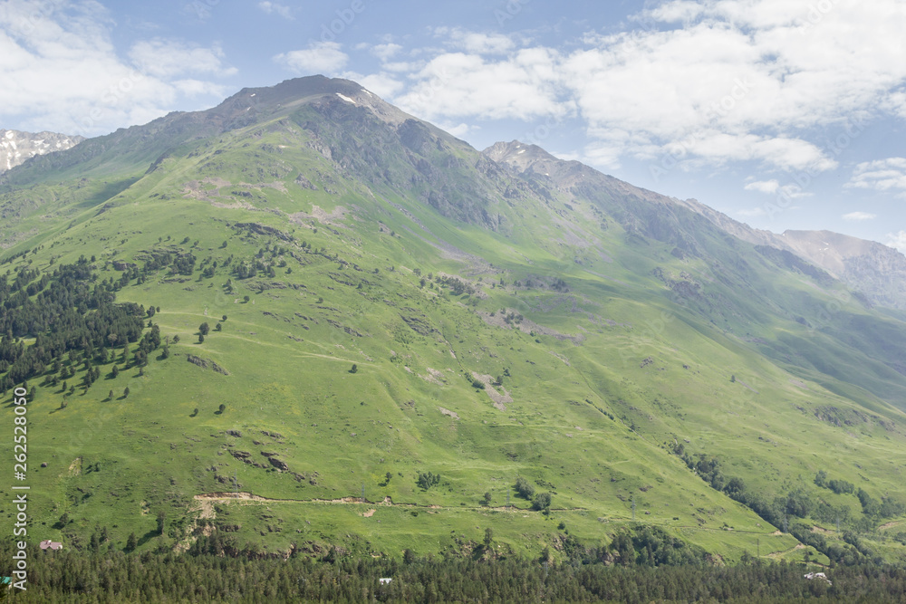 Fototapeta premium view of mountains