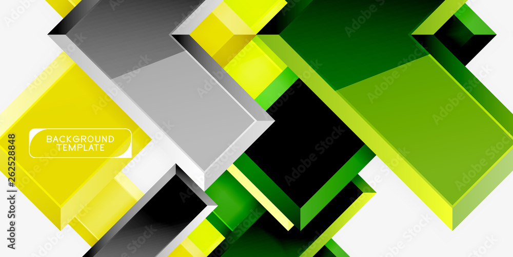 Glossy modern geometric background, abstract arrows composition Glossy modern geometric background, abstract arrows composition