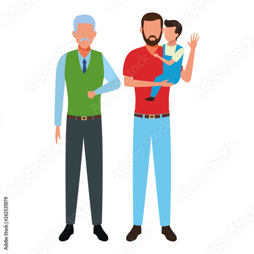 family avatar cartoon character