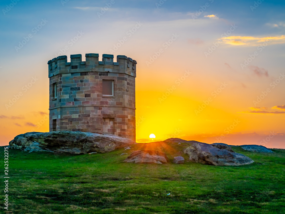 castle at sunset castle at sunset