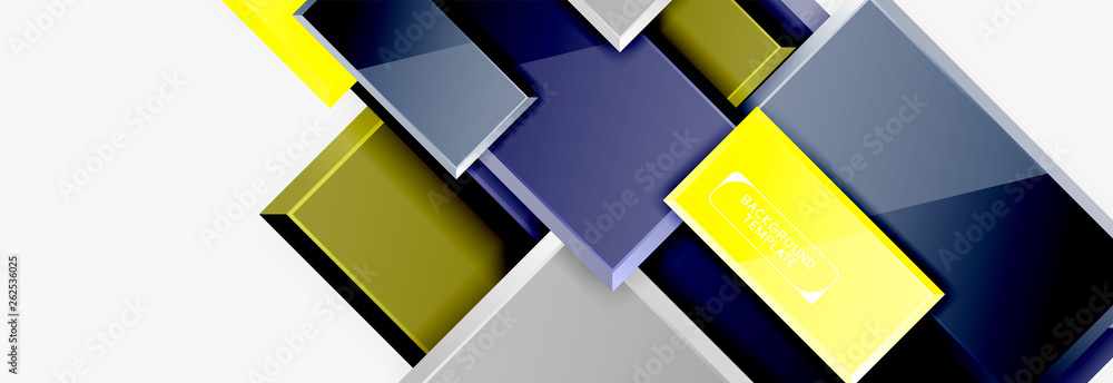 Abstract square composition for background, banner or logo Abstract square composition for background, banner or logo
