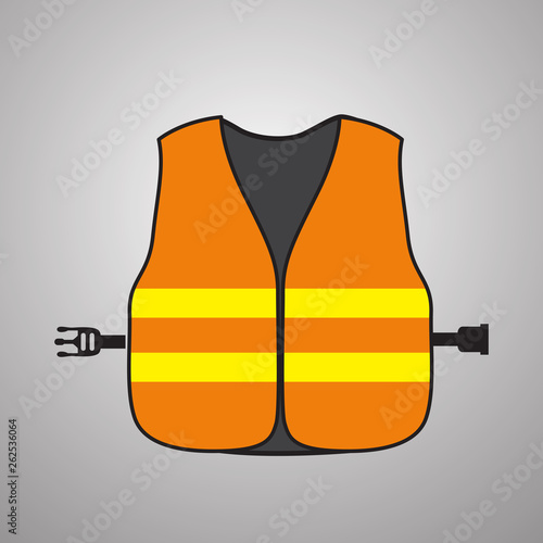 orange safety vest