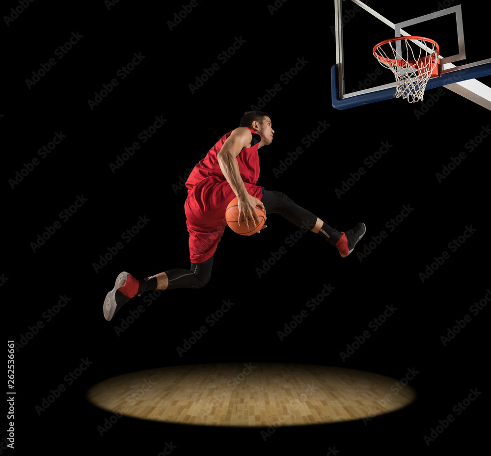 Basketball man player. Basketball concept