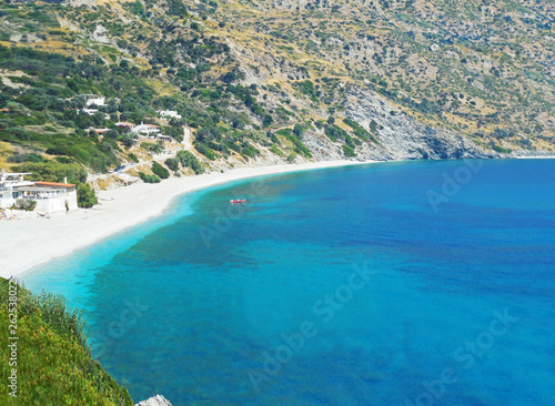scenery of Korasida beach Euboea Greece © photo_stella