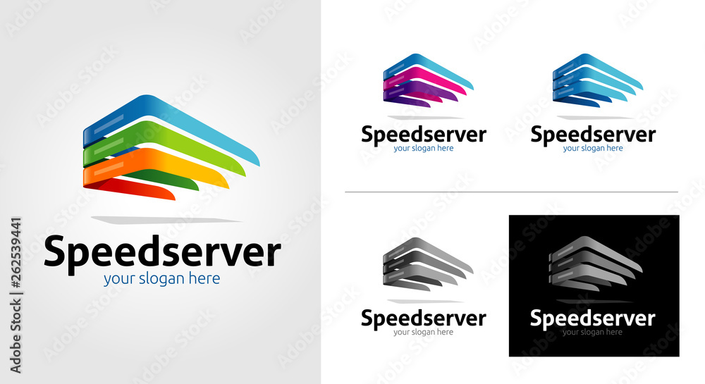 Speed Server  Logo Template