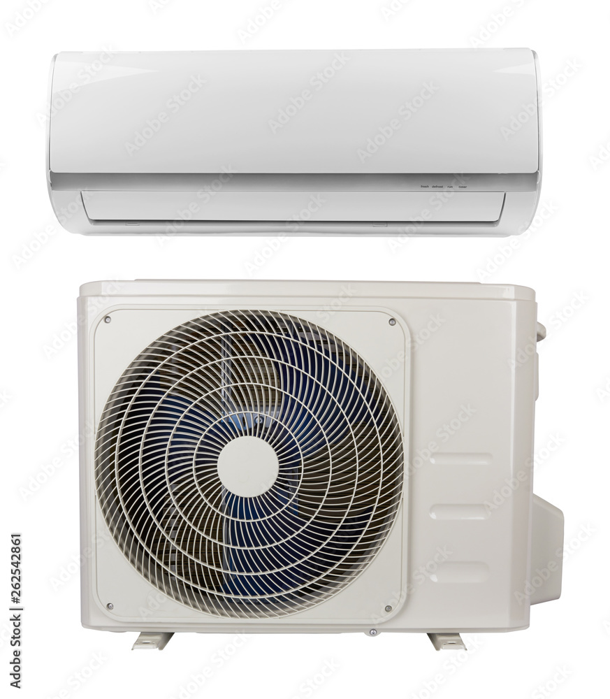 Fototapeta premium air conditioner on white