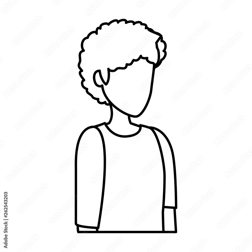 young man avatar character young man avatar character