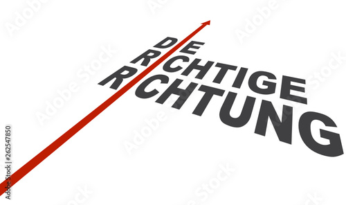 Die richtige Richtung