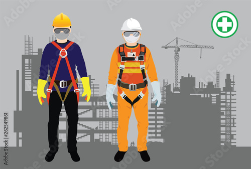 safety harness , construction vector