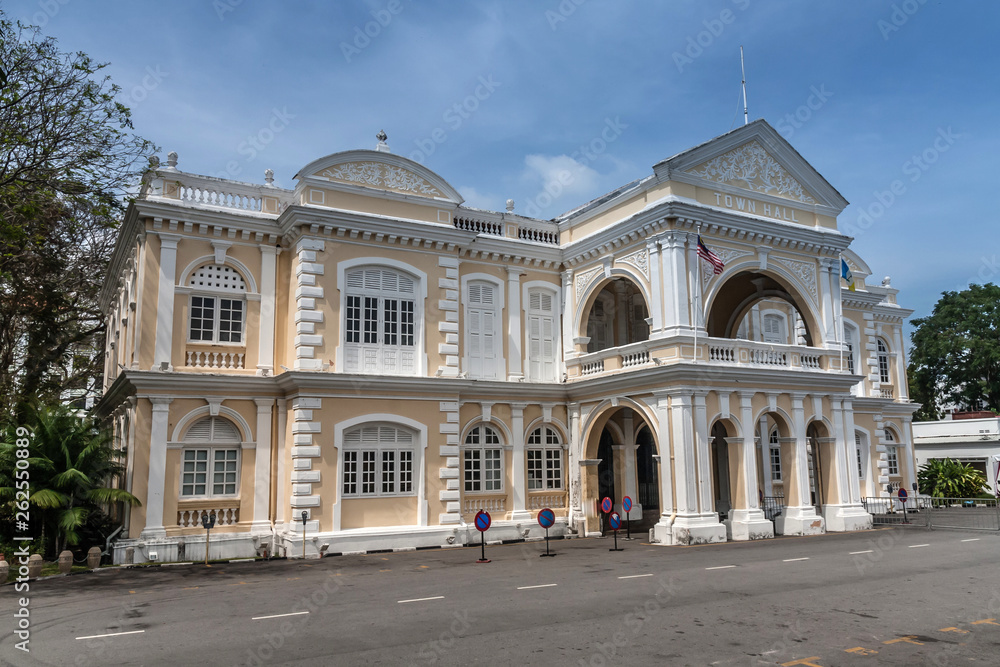 The Town Hall of George Town, Penang, Malaysia