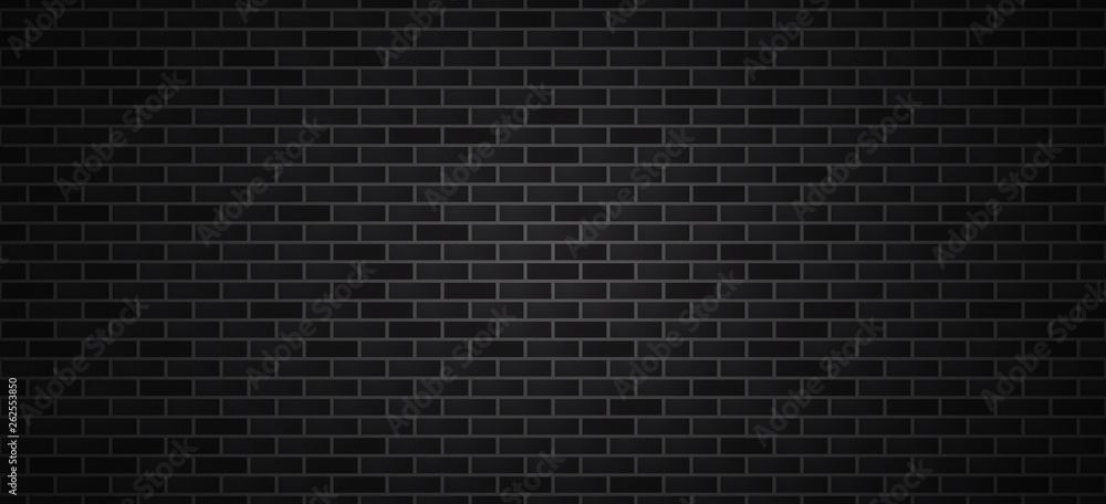 Black brick wall . Black brick wall .