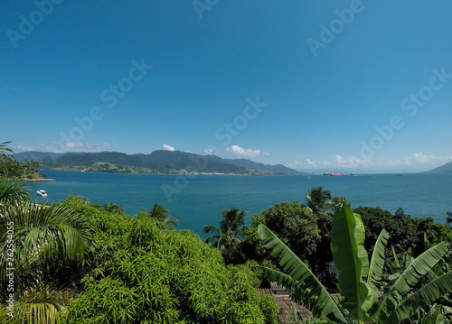 Panoramic view of the coast
