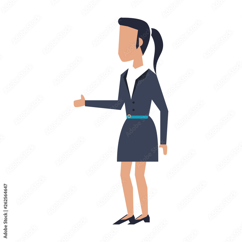 Executive businesswoman avatar cartoon Executive businesswoman avatar cartoon