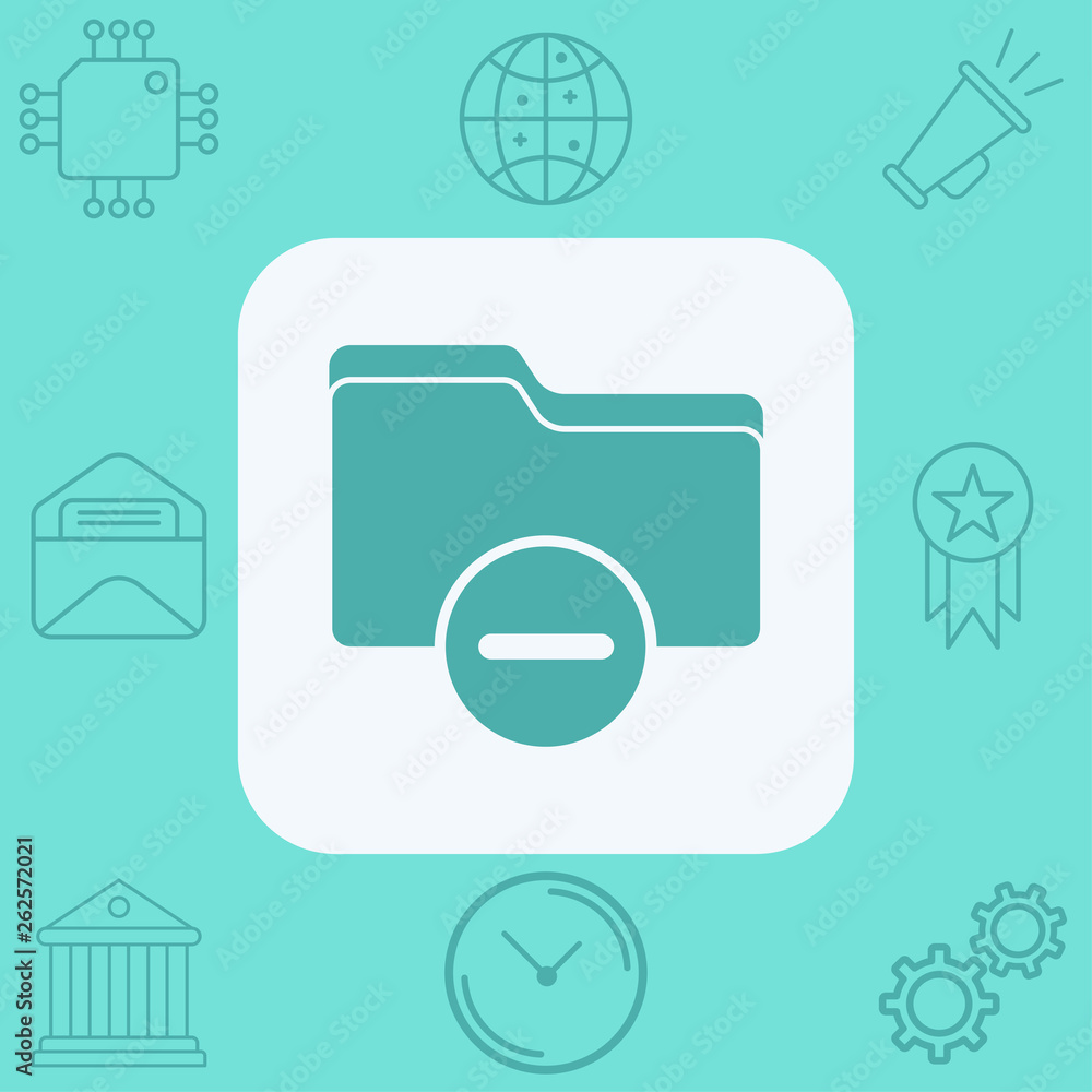 Folder vector icon sign symbol Folder vector icon sign symbol