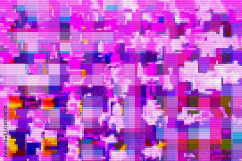 Digital noise background glitch screen, interference.