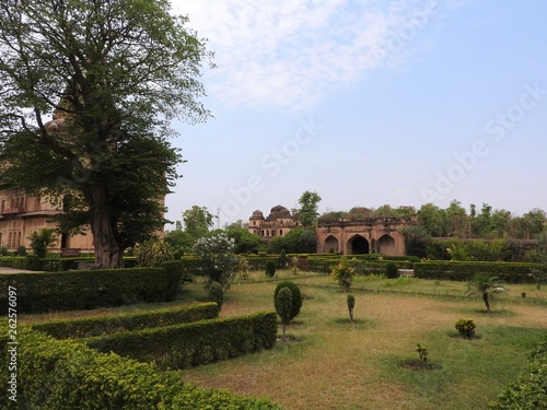 Palace temple complex in Orcha. Madhya Pradesh. India. photo