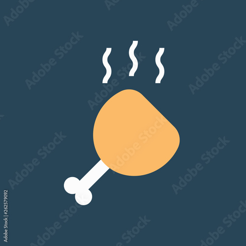 Silhouette icon ham