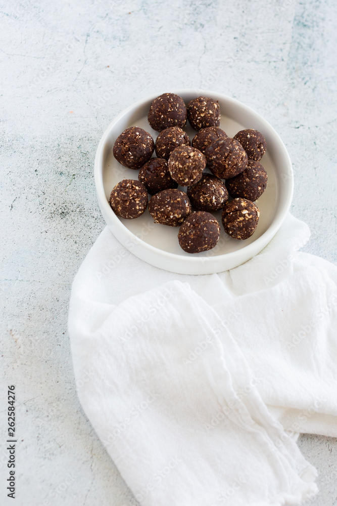 Chocolate Almond Date Ball Chocolate Almond Date Ball