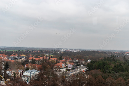 View of Leipzig City From Monument to the Battle of the Nations.