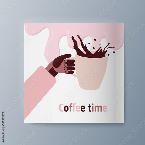 Business presentation brochure advertising goods and services