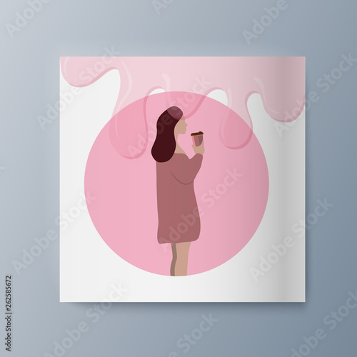 Business presentation brochure advertising goods and services