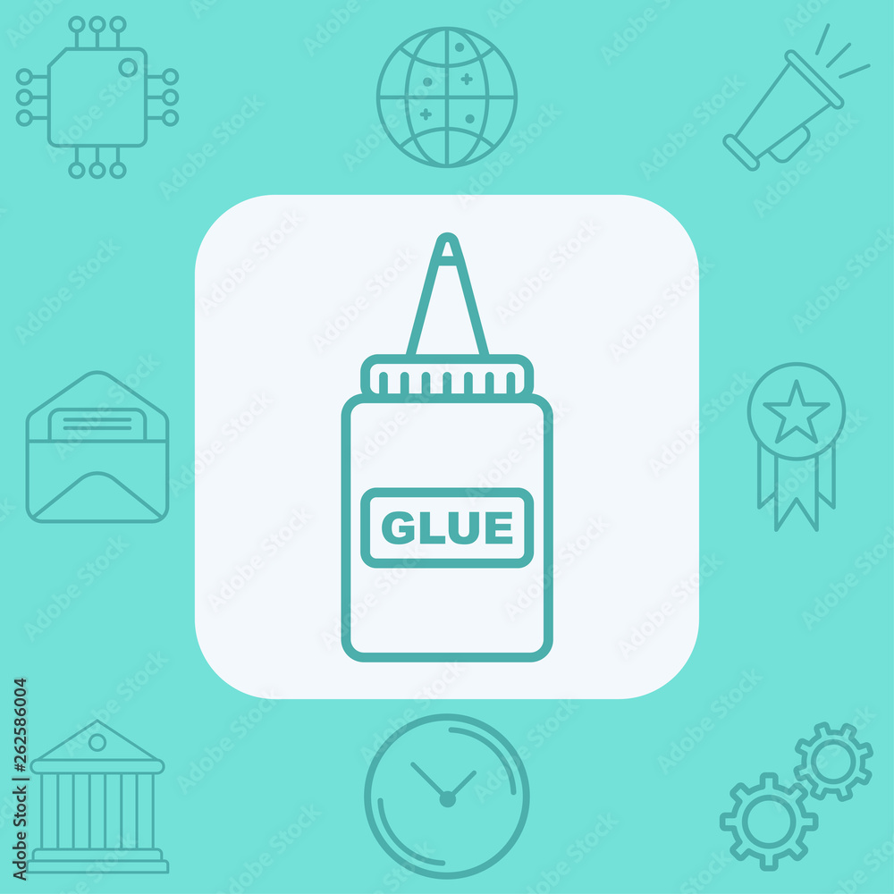 Glue vector icon sign symbol Glue vector icon sign symbol