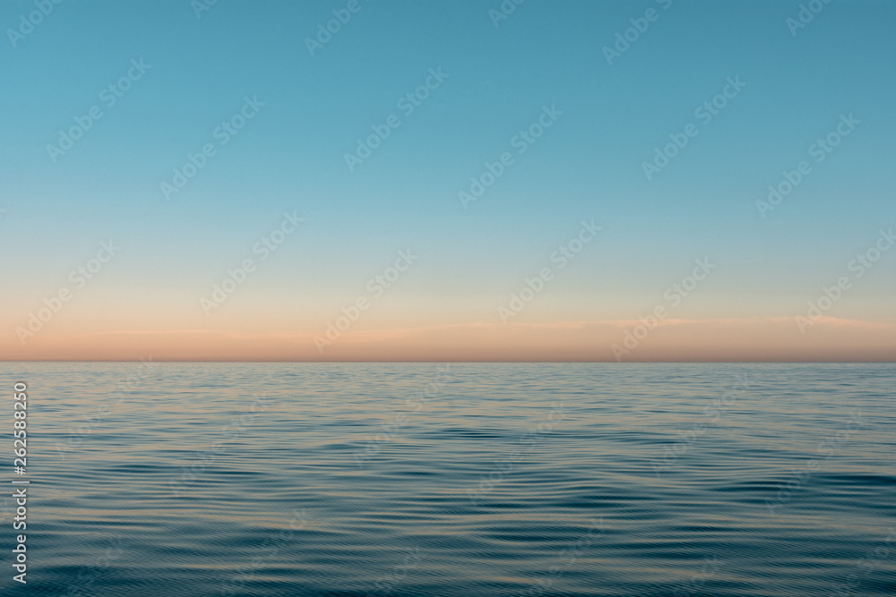 horizon over the sea