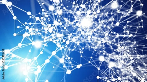 abstract plexus background with connected lines and dots