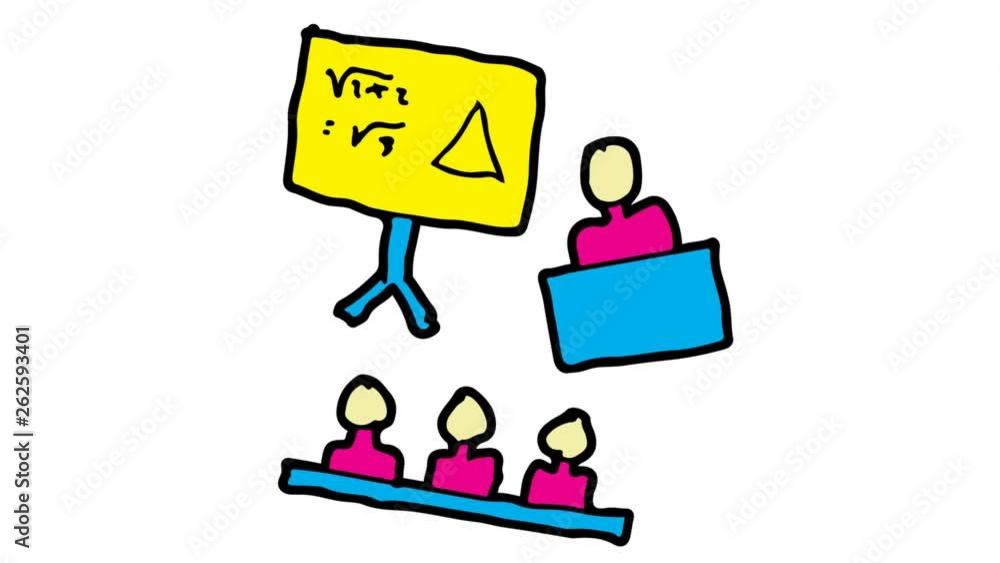 kids drawing white screen with theme of classroom kids drawing white screen with theme of classroom