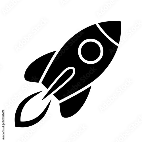 Rocket vector icon