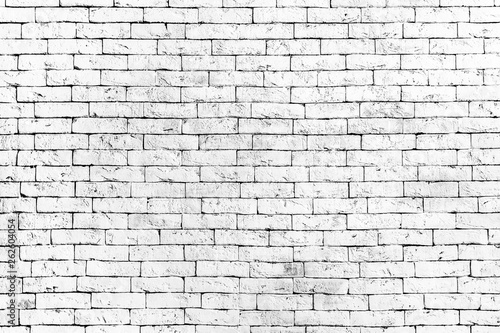 wall of old white brick, grunge style background texture, can use for design