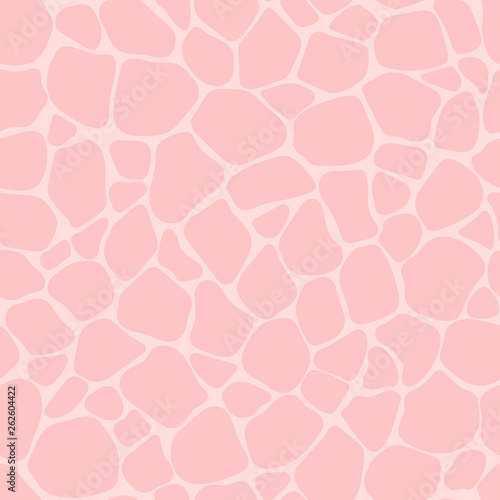 Vector illustration of seamless giraffe pattern. Animal print