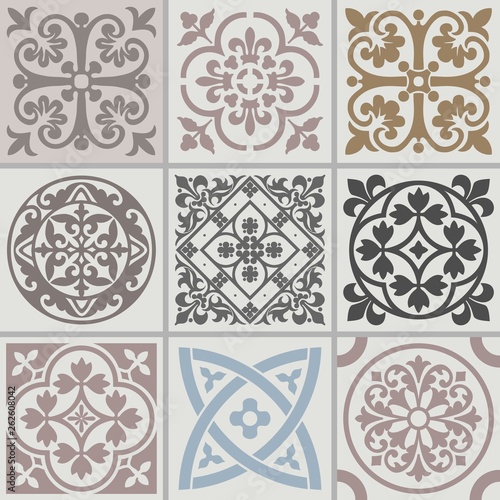 _geometric seamles vector tiles pattern 02