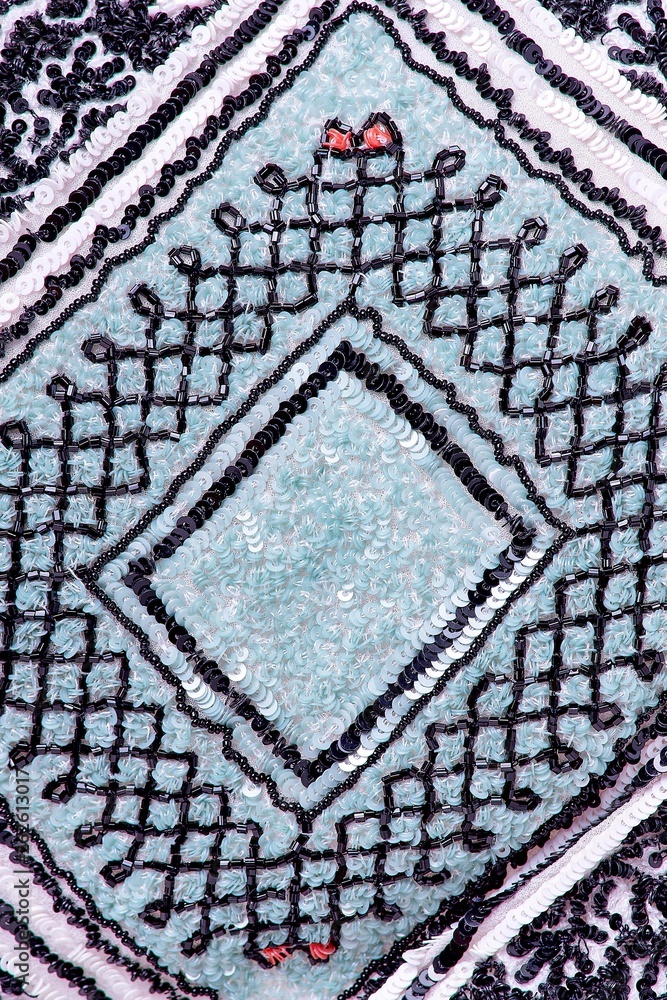 Fabric with sequins and sequins of bright colors. Fashion glitter fabric, sequins. Shiny surface Fabric with sequins and sequins of bright colors. Fashion glitter fabric, sequins. Shiny surface