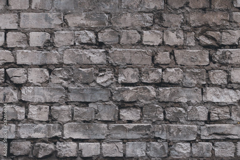 Old stone wall background. Brick wall background. Grey textured concrete  wall. Rough texture rock. Concrete grunge background of cement construction  material. Stock Photo | Adobe Stock
