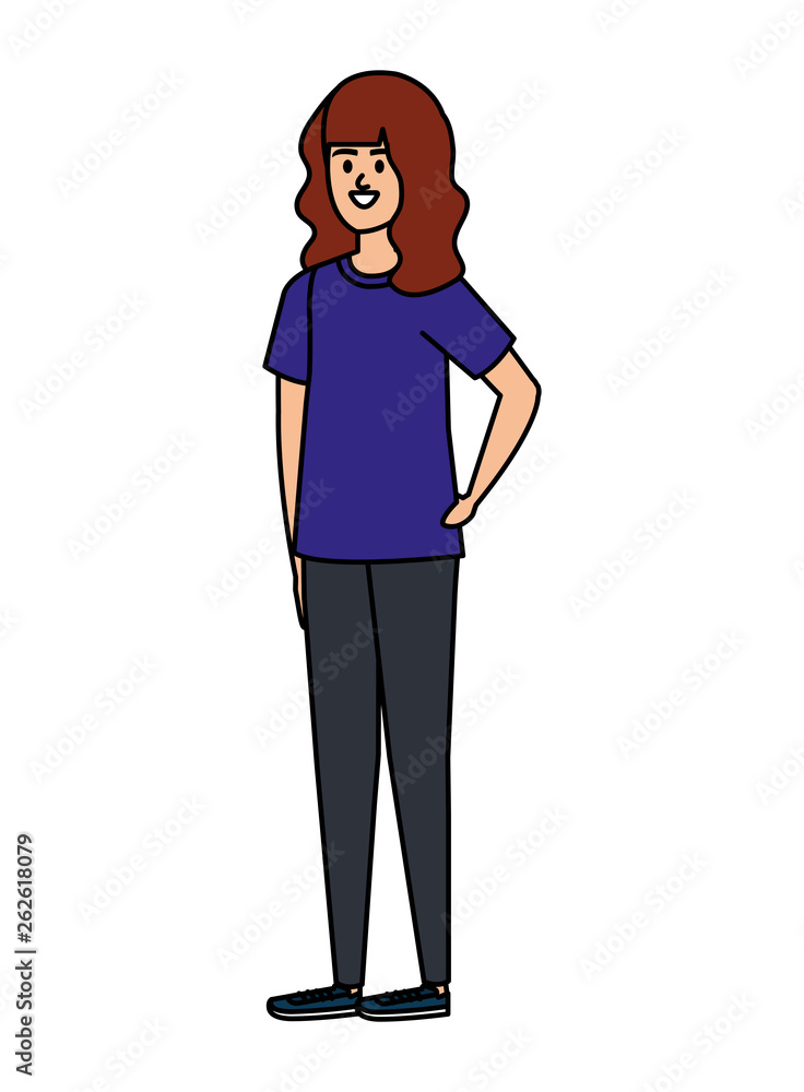 beautiful young woman character beautiful young woman character