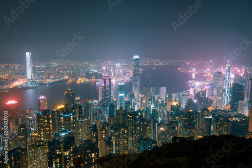 Hong Kong skyline by night © Stephan
