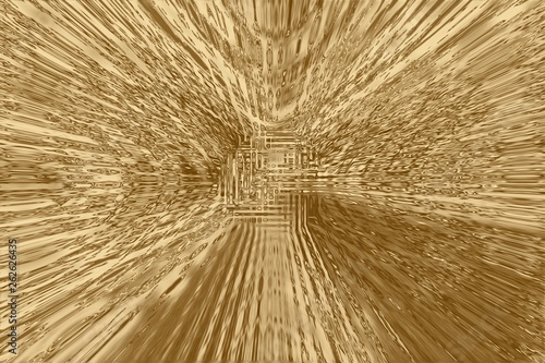 Gold ray background and glowing beam texture, shiny starburst.